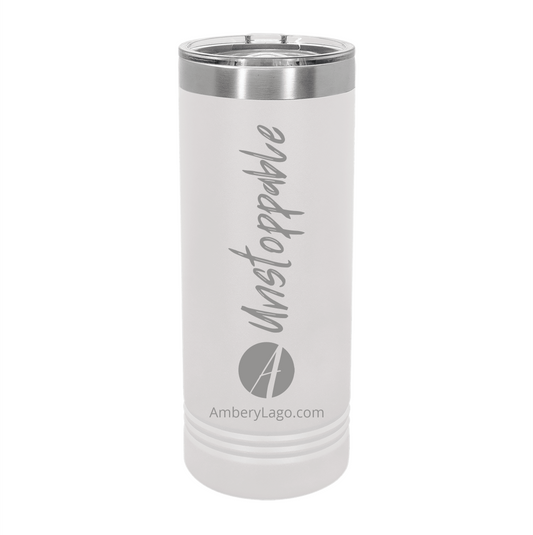 Unstoppable 22oz Skinny Tumbler with Slider Lid